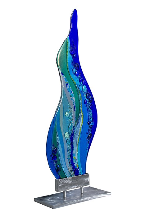 Blue Cathedral – 20 x 36 x 6