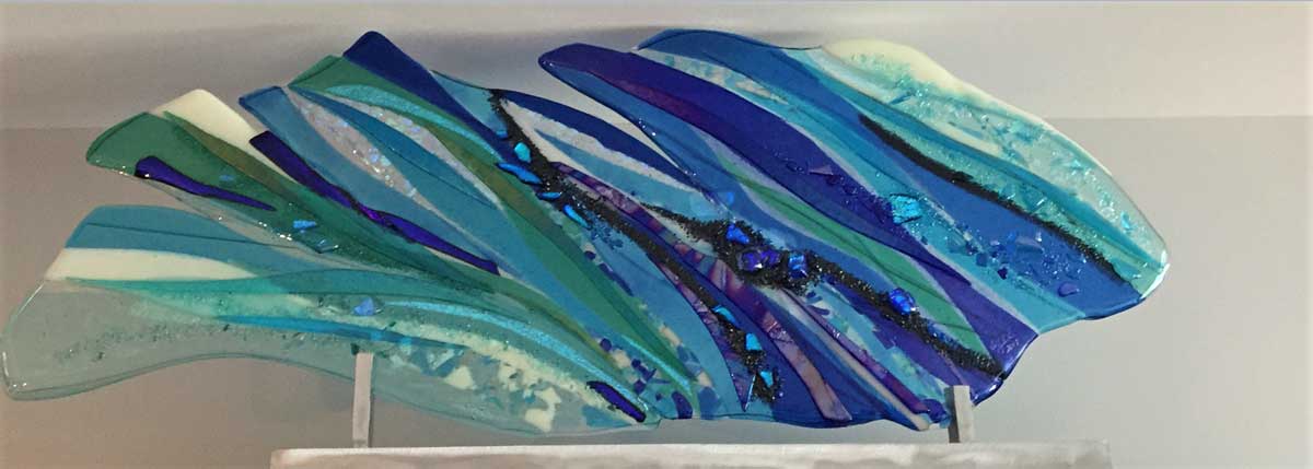 Symphony in Blue – 46″ x 15″ – Private Residence