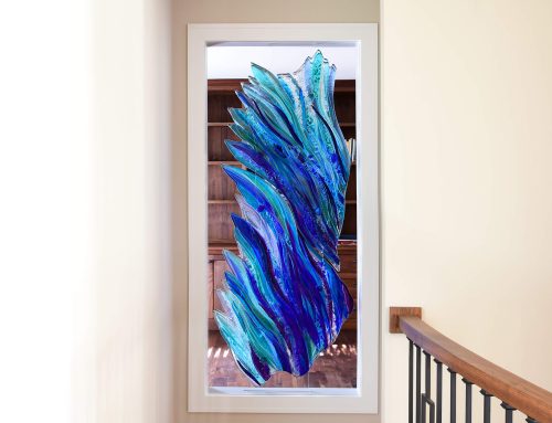 Sea of Hope – 28″ x 67″ – Front View – Residential Commission – Kansas