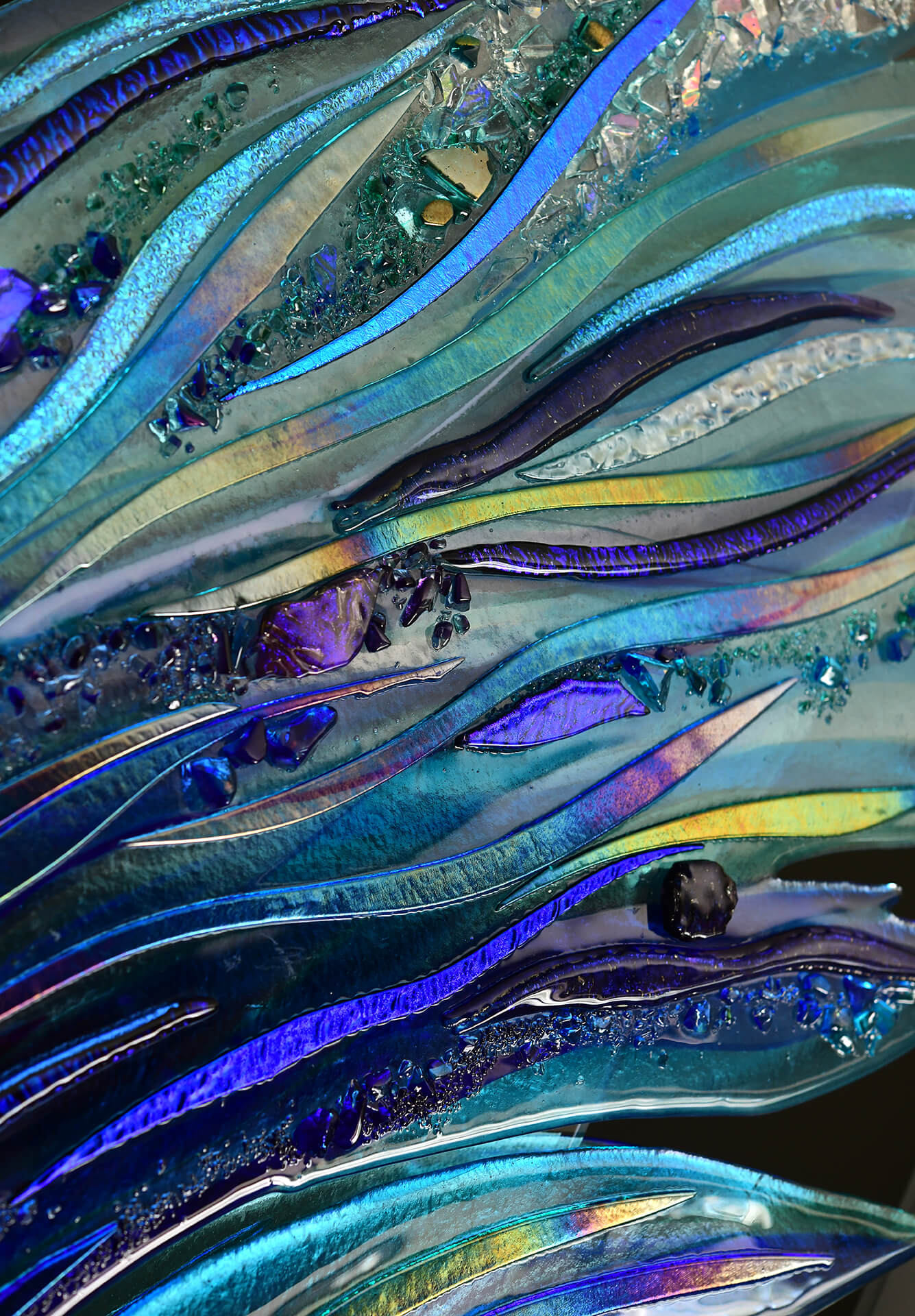 Sea of Hope – 28″ x 67″ – Close Up – Residential Commission – Kansas